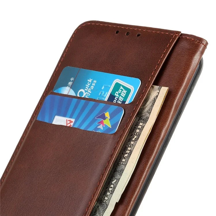 For Xiaomi Redmi Note 13 Pro 5G / Poco X6 5G Cell Phone Case Split Leather Wallet Anti-fall Cover