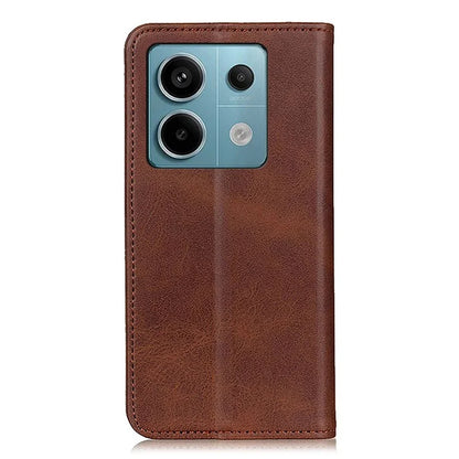 For Xiaomi Redmi Note 13 Pro 5G / Poco X6 5G Cell Phone Case Split Leather Wallet Anti-fall Cover