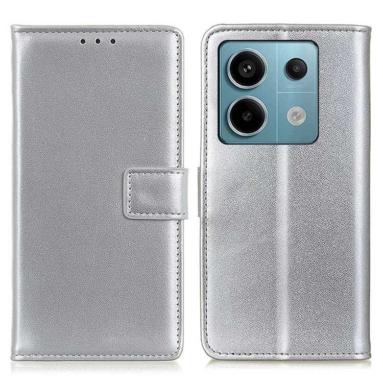 For Xiaomi Redmi Note 13 Pro 5G / Poco X6 5G Cell Phone Case Shockproof PU Leather Wallet Cover
