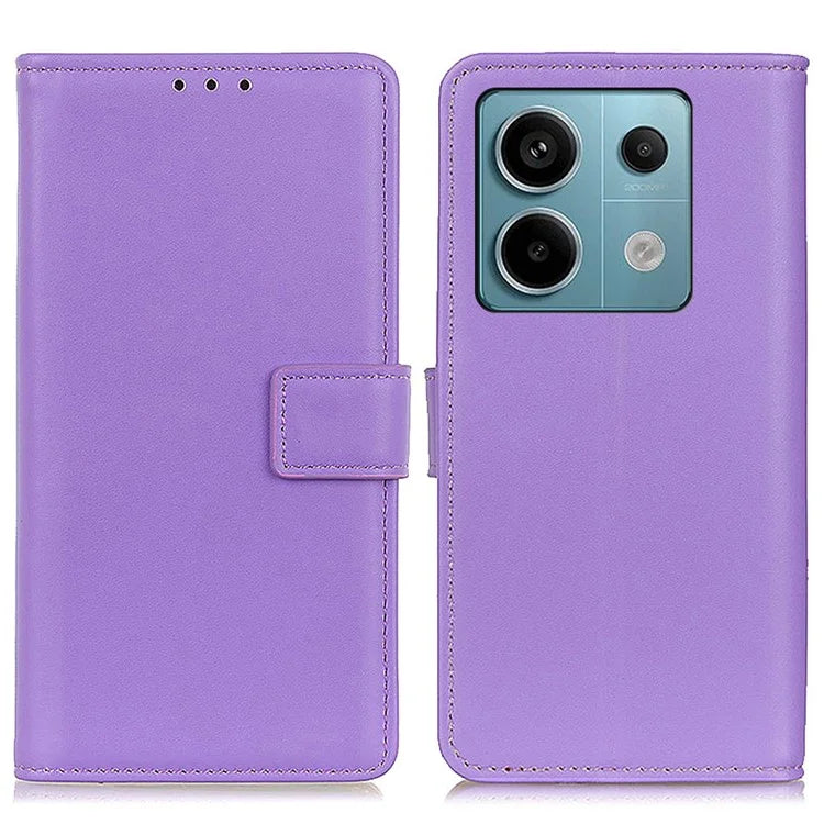 For Xiaomi Redmi Note 13 Pro 5G / Poco X6 5G Cell Phone Case Shockproof PU Leather Wallet Cover
