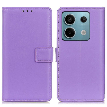 For Xiaomi Redmi Note 13 Pro 5G / Poco X6 5G Cell Phone Case Shockproof PU Leather Wallet Cover