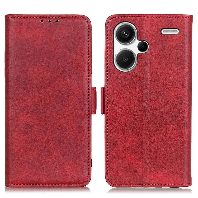 For Xiaomi Redmi Note 13 Pro+ 5G Cell Phone Case Anti-fall Magnetic Clasp Leather Wallet Cover