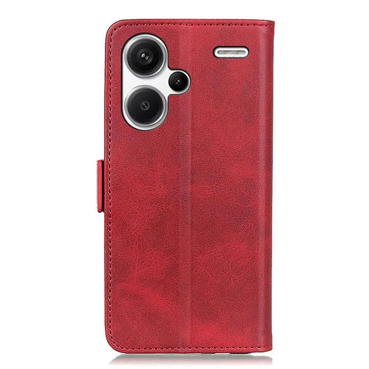 For Xiaomi Redmi Note 13 Pro+ 5G Cell Phone Case Anti-fall Magnetic Clasp Leather Wallet Cover