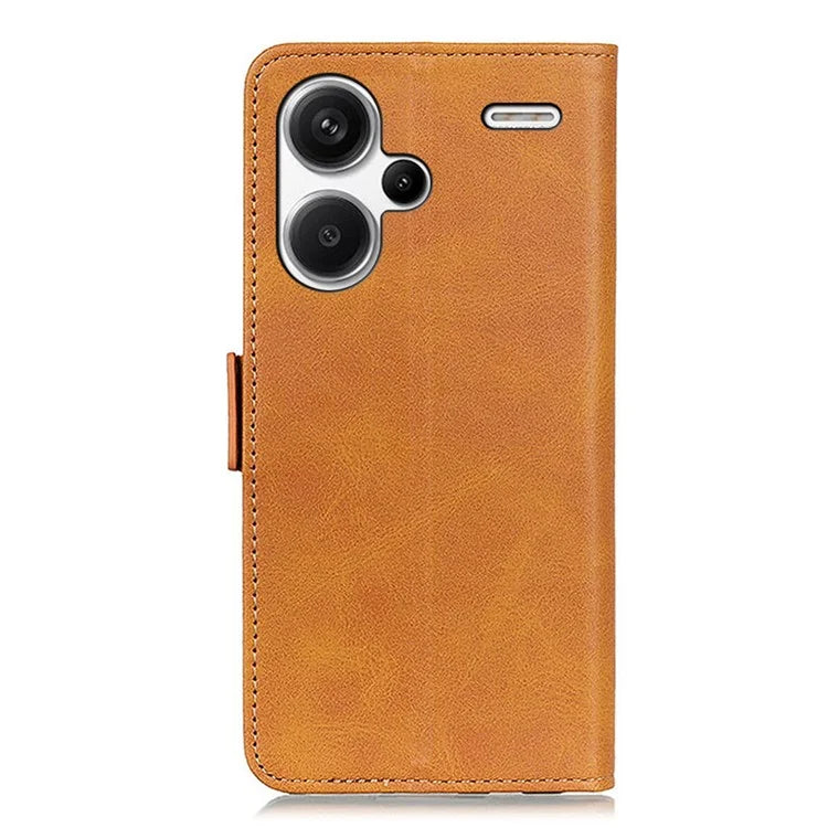 For Xiaomi Redmi Note 13 Pro+ 5G Cell Phone Case Anti-fall Magnetic Clasp Leather Wallet Cover