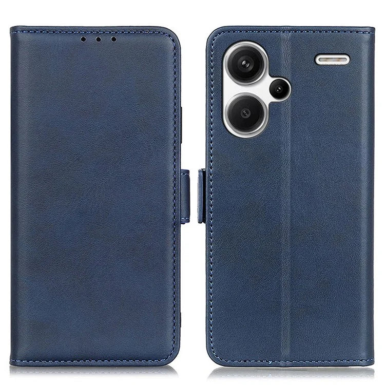 For Xiaomi Redmi Note 13 Pro+ 5G Cell Phone Case Anti-fall Magnetic Clasp Leather Wallet Cover