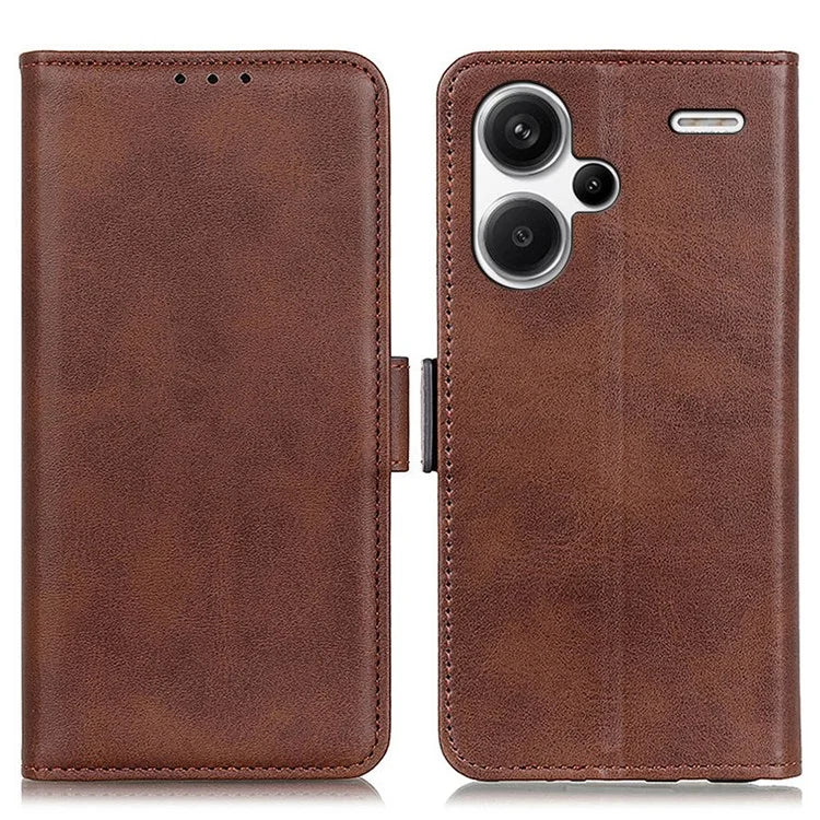 For Xiaomi Redmi Note 13 Pro+ 5G Cell Phone Case Anti-fall Magnetic Clasp Leather Wallet Cover