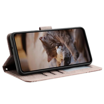 For Samsung Galaxy A15 5G Cover PU Leather Wallet Cell Phone Case with Strap