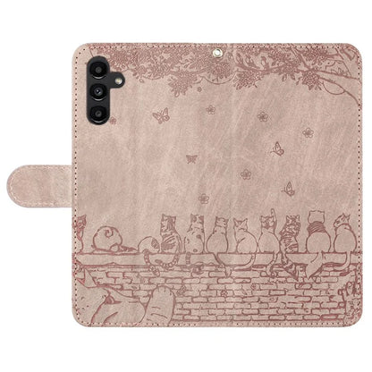 For Samsung Galaxy A15 5G Cover PU Leather Wallet Cell Phone Case with Strap