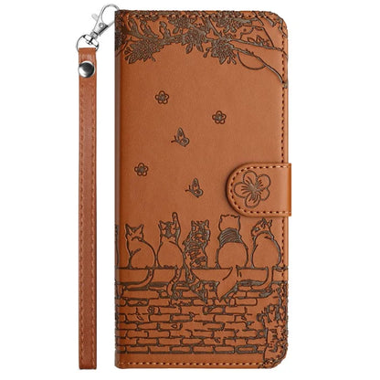 For Samsung Galaxy A15 5G Cover PU Leather Wallet Cell Phone Case with Strap