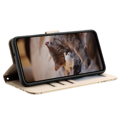 For Samsung Galaxy A15 5G Cover PU Leather Wallet Cell Phone Case with Strap