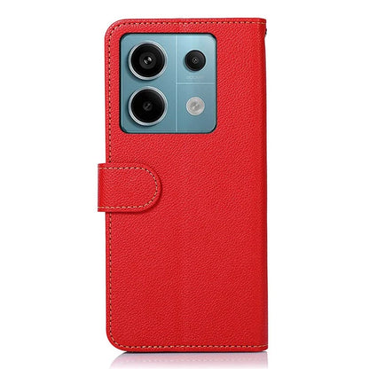 KHAZNEH For Xiaomi Redmi Note 13 Pro 5G Cell Phone Cases RFID Blocking Leather Cover