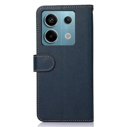 KHAZNEH For Xiaomi Redmi Note 13 Pro 5G Cell Phone Cases RFID Blocking Leather Cover