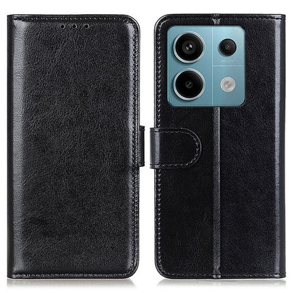 For Xiaomi Redmi Note 13 Pro 5G / Poco X6 5G Cell Phone Cases Crazy Horse Texture PU Leather Cover