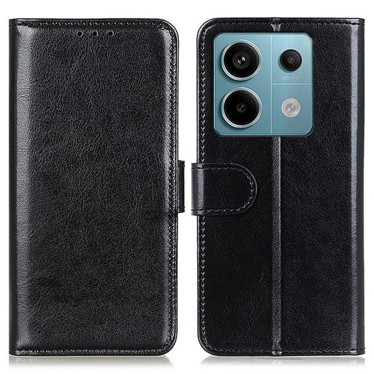 For Xiaomi Redmi Note 13 Pro 5G / Poco X6 5G Cell Phone Cases Crazy Horse Texture PU Leather Cover