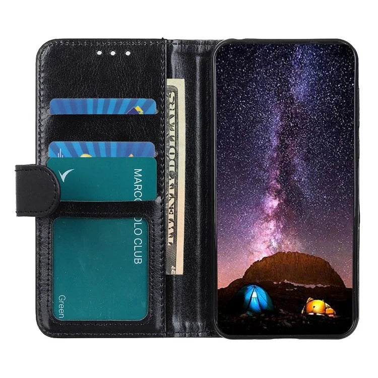 For Xiaomi Redmi Note 13 Pro 5G / Poco X6 5G Cell Phone Cases Crazy Horse Texture PU Leather Cover
