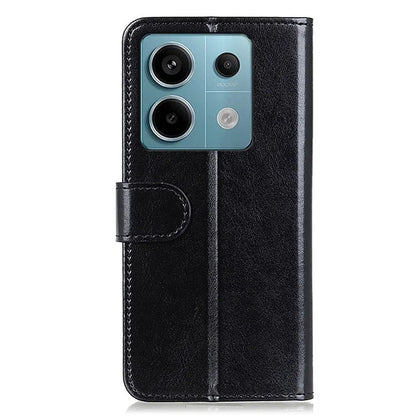 For Xiaomi Redmi Note 13 Pro 5G / Poco X6 5G Cell Phone Cases Crazy Horse Texture PU Leather Cover