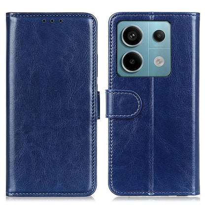 For Xiaomi Redmi Note 13 Pro 5G / Poco X6 5G Cell Phone Cases Crazy Horse Texture PU Leather Cover