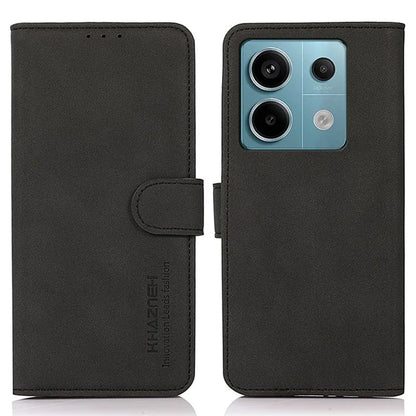 KHAZNEH For Xiaomi Redmi Note 13 Pro 5G / Poco X6 5G Cell Phone Case PU Leather Wallet Flip Cover