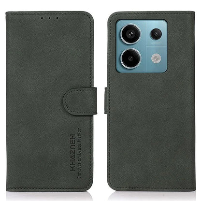 KHAZNEH For Xiaomi Redmi Note 13 Pro 5G / Poco X6 5G Cell Phone Case PU Leather Wallet Flip Cover