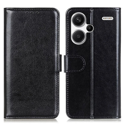 Leather Cover for Xiaomi Redmi Note 13 Pro+ 5G Crazy Horse Texture Cell Phone Cases