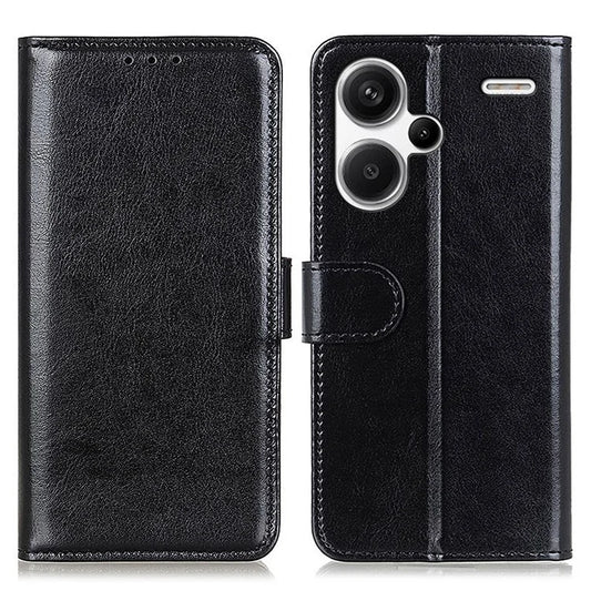 Leather Cover for Xiaomi Redmi Note 13 Pro+ 5G Crazy Horse Texture Cell Phone Cases