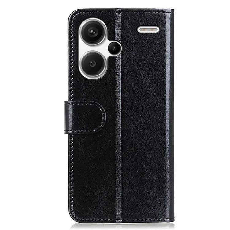 Leather Cover for Xiaomi Redmi Note 13 Pro+ 5G Crazy Horse Texture Cell Phone Cases