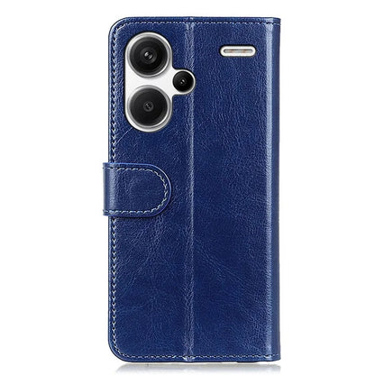 Leather Cover for Xiaomi Redmi Note 13 Pro+ 5G Crazy Horse Texture Cell Phone Cases
