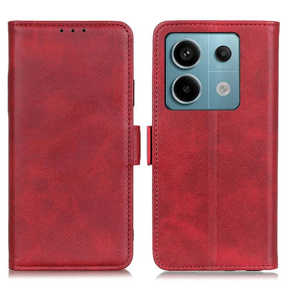 For Xiaomi Redmi Note 13 Pro 5G / Poco X6 5G Cell Phone Case Magnetic Clasp Leather Stand Cover