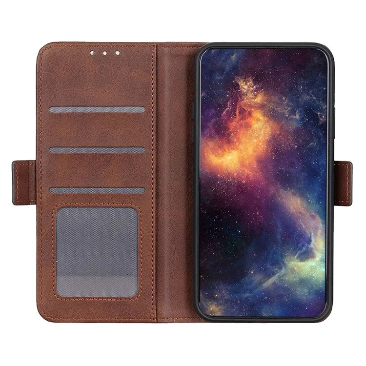 For Xiaomi Redmi Note 13 Pro 5G / Poco X6 5G Cell Phone Case Magnetic Clasp Leather Stand Cover