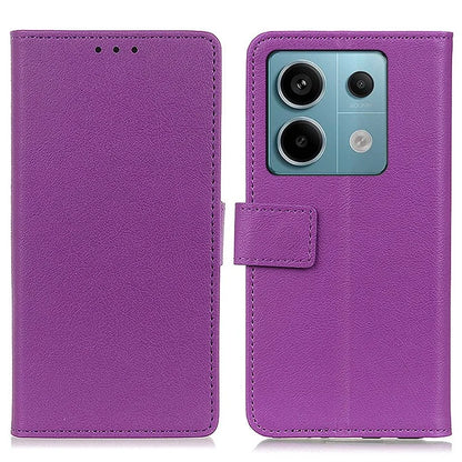 For Xiaomi Redmi Note 13 Pro 5G / Poco X6 5G Cell Phone Cases PU Leather Wallet Cover