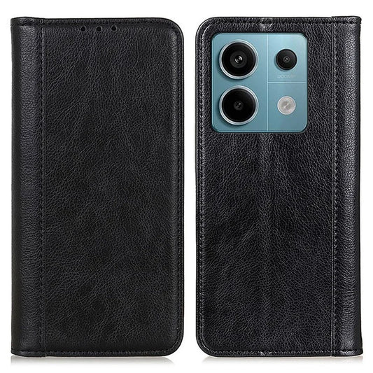 For Xiaomi Redmi Note 13 Pro 5G / Poco X6 5G Case Litchi Texture Split Leather Cell Phone Cover