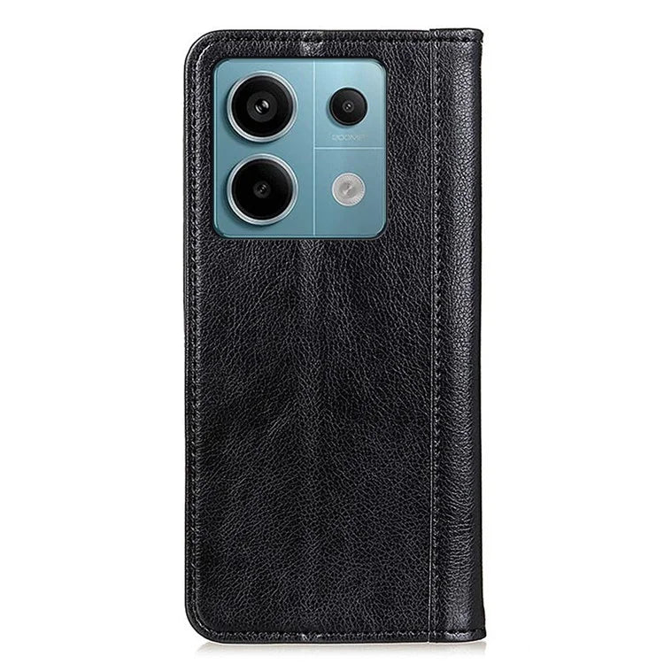 For Xiaomi Redmi Note 13 Pro 5G / Poco X6 5G Case Litchi Texture Split Leather Cell Phone Cover