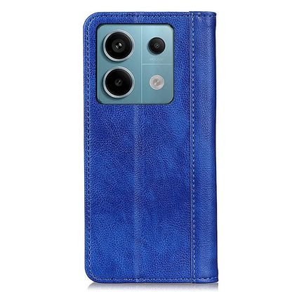 For Xiaomi Redmi Note 13 Pro 5G / Poco X6 5G Case Litchi Texture Split Leather Cell Phone Cover