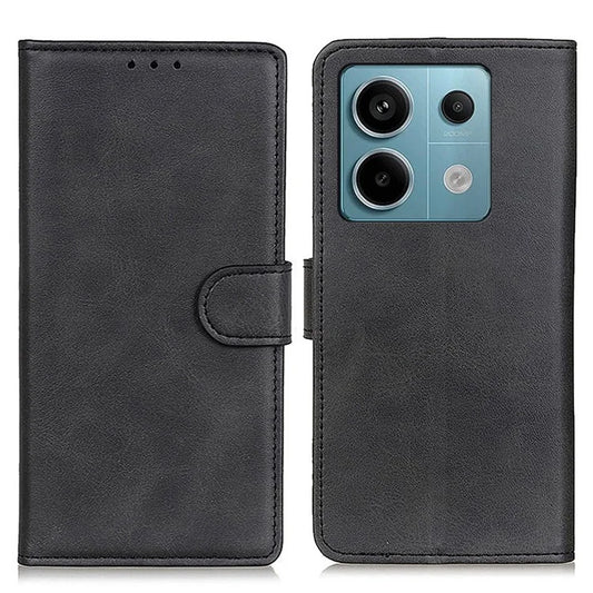 For Xiaomi Redmi Note 13 Pro 5G / Poco X6 5G Cell Phone Cases Cowhide Texture PU Leather Cover