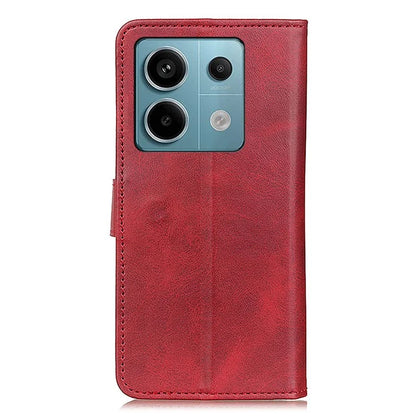 For Xiaomi Redmi Note 13 Pro 5G / Poco X6 5G Cell Phone Cases Cowhide Texture PU Leather Cover