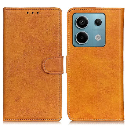 For Xiaomi Redmi Note 13 Pro 5G / Poco X6 5G Cell Phone Cases Cowhide Texture PU Leather Cover