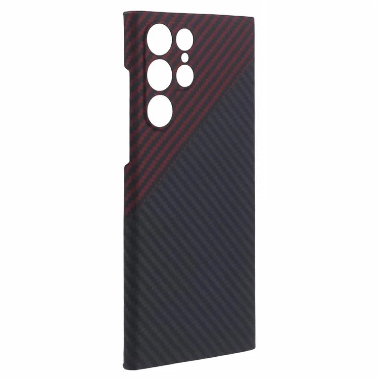For Samsung Galaxy S22 Ultra 5G Case 1500D Coarse Texture Precise Cutout Phone Back Shell