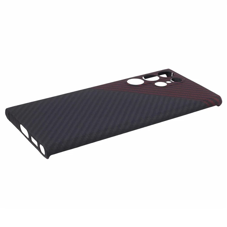 For Samsung Galaxy S22 Ultra 5G Case 1500D Coarse Texture Precise Cutout Phone Back Shell