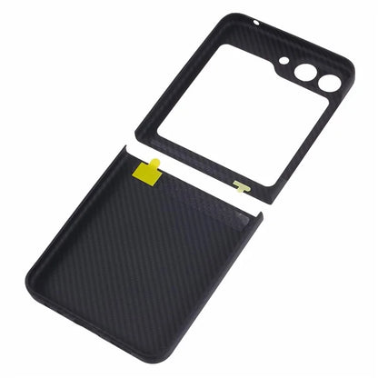 For Samsung Galaxy Z Flip5 5G Case 600D Fine Texture Aramid Fiber Chinese Words Design Phone Cover