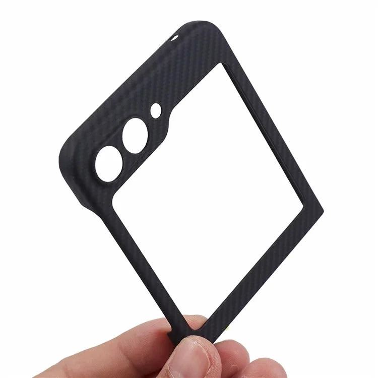 For Samsung Galaxy Z Flip5 5G Case 600D Fine Texture Aramid Fiber Chinese Words Design Phone Cover