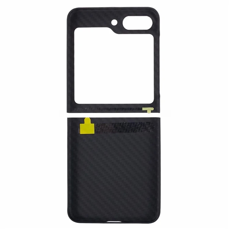 Shockproof Cover for Samsung Galaxy Z Flip5 5G Case 1500D Coarse Texture Aramid Fiber Chinese Words Design Phone Case
