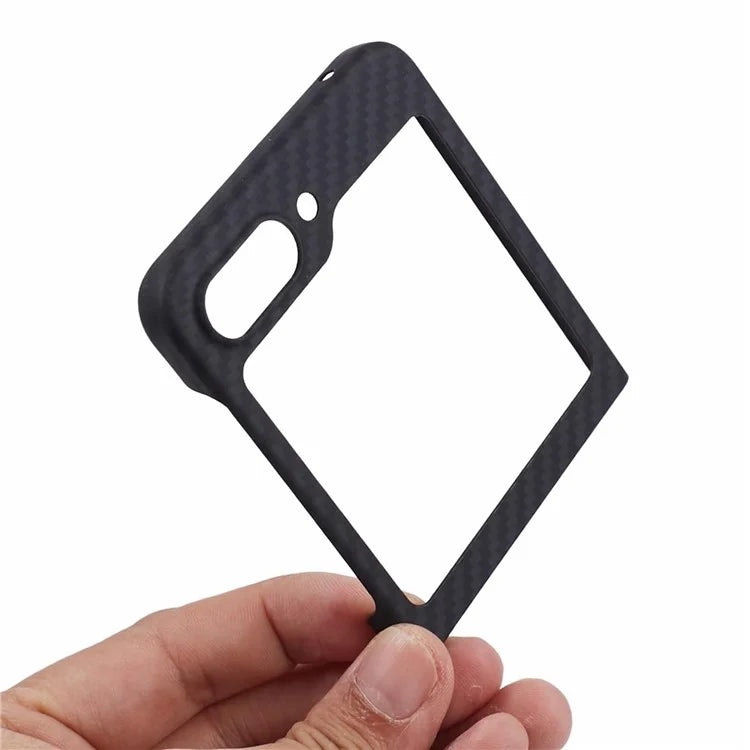 Shockproof Cover for Samsung Galaxy Z Flip5 5G Case 1500D Coarse Texture Aramid Fiber Chinese Words Design Phone Case