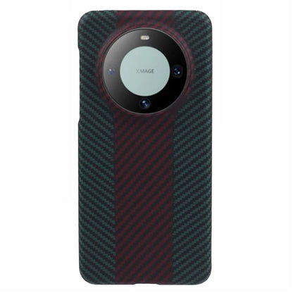 Racing Track Series for Huawei Mate 60 Cell Phone Case Aramid Fiber Anti-scratch Cover (Big Rear Lens Hole)
