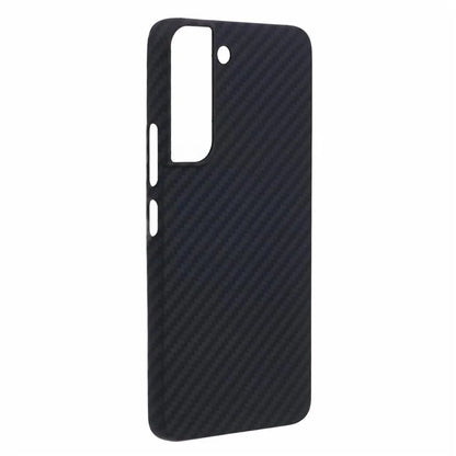 Aramid Fiber Case for Samsung Galaxy S23+ Carbon Fiber 1500D Coarse Texture Phone Cover
