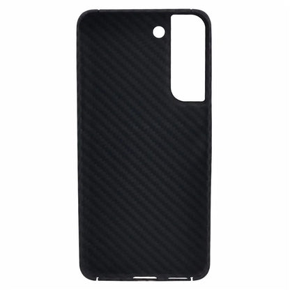 Aramid Fiber Case for Samsung Galaxy S23+ Carbon Fiber 1500D Coarse Texture Phone Cover