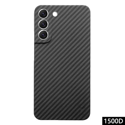 For Samsung Galaxy S23+ Case Case Aramid Fiber 1500D Coarse Texture Precise Lens Cutout Black Phone Protector