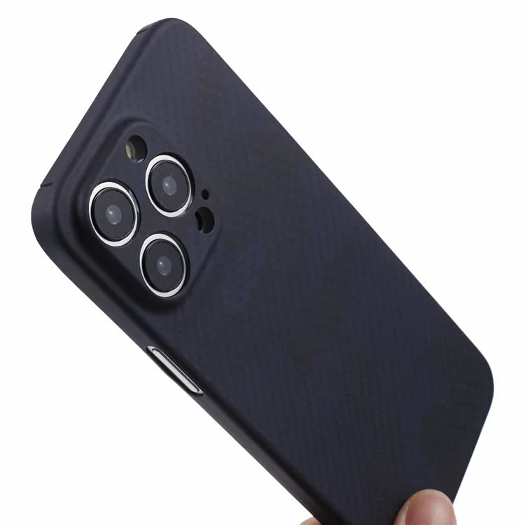 For iPhone 14 Pro Max Case Carbon Fiber Texture Camouflage Precise Cutout Protective Shell
