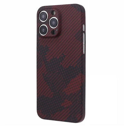 For iPhone 14 Pro Max Case Carbon Fiber Texture Camouflage Precise Cutout Protective Shell