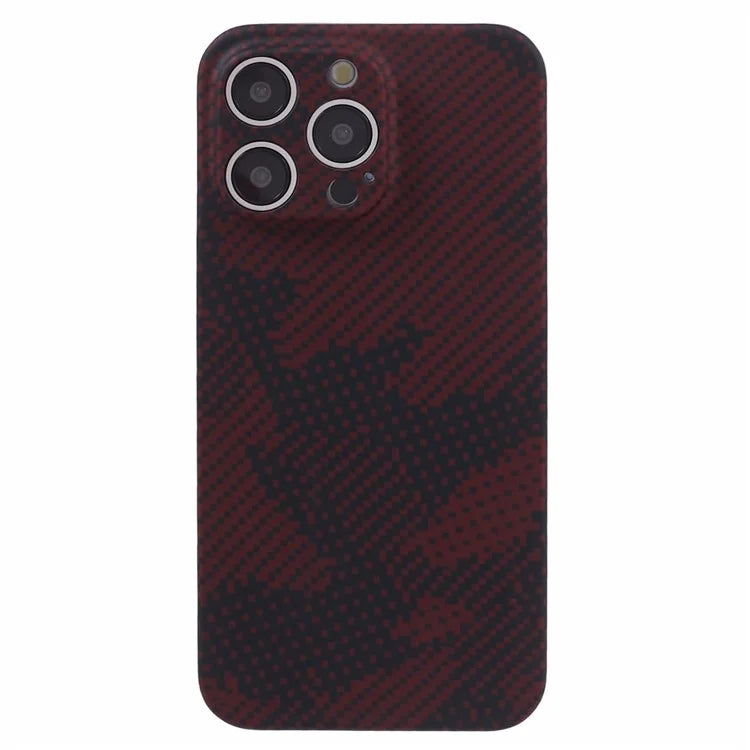 For iPhone 14 Pro Max Case Carbon Fiber Texture Camouflage Precise Cutout Protective Shell
