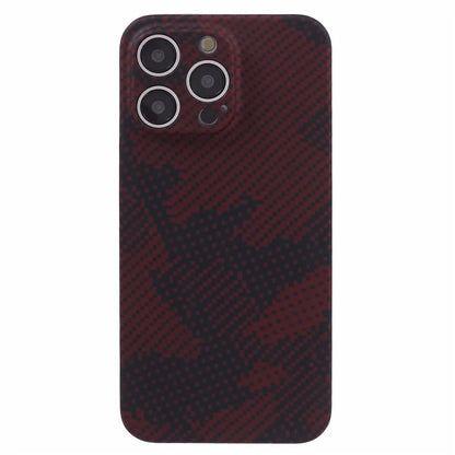 For iPhone 14 Pro Max Case Carbon Fiber Texture Camouflage Precise Cutout Protective Shell